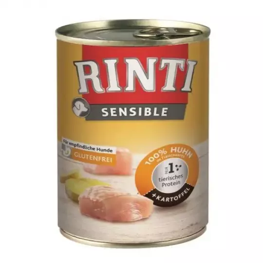12x 400 gr Rinti Dose Sensible Huhn & Kartoffel