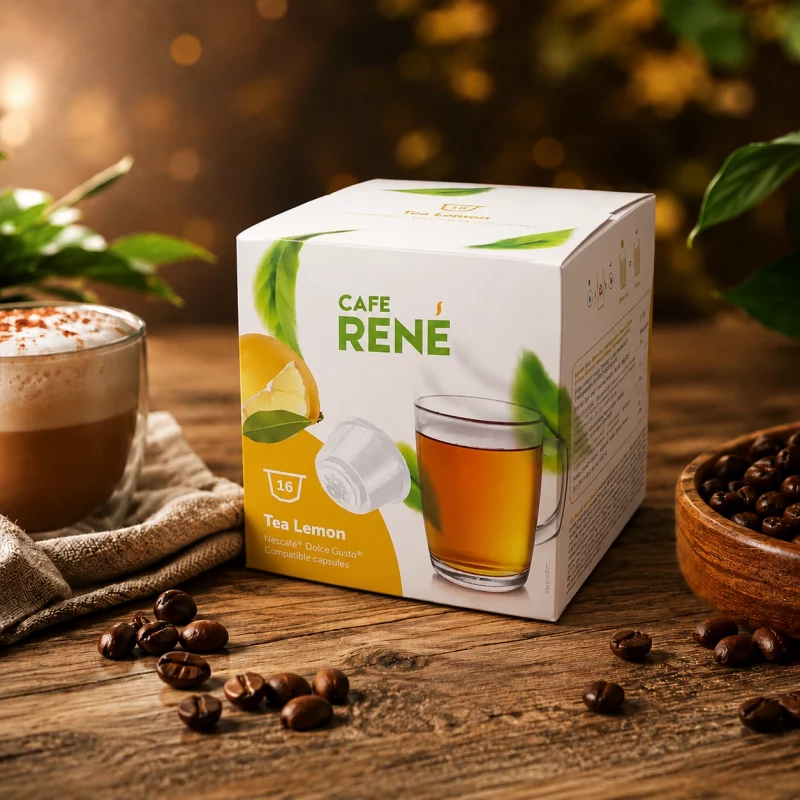 Café René Zitronentee 16 kapseln für Dolce Gusto