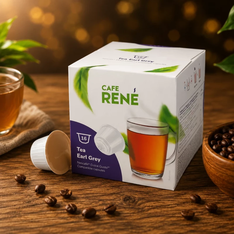 Café René Earl Grey Tee 16 kapseln für Dolce Gusto