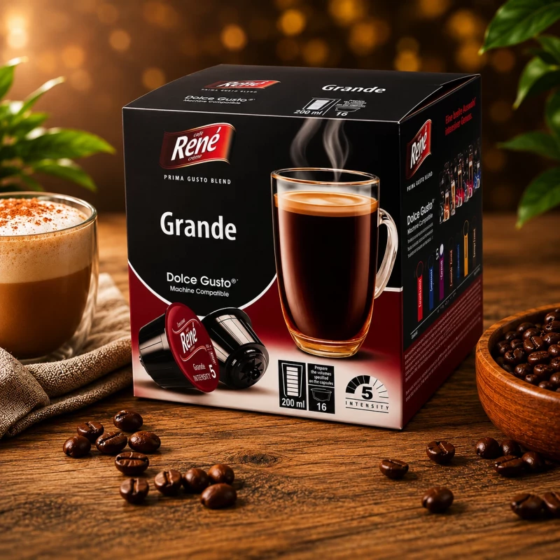 Café René Grande 16 Kapseln für Dolce Gusto Café René Grande 16 Kapseln für Dolce Gusto