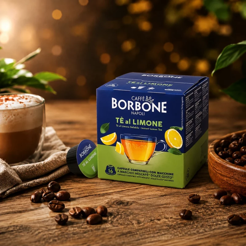 Caffè Borbone Zitronentee 16 Kapseln für Dolce Gusto Caffè Borbone Zitronentee 16 Kapseln für Dolce Gusto