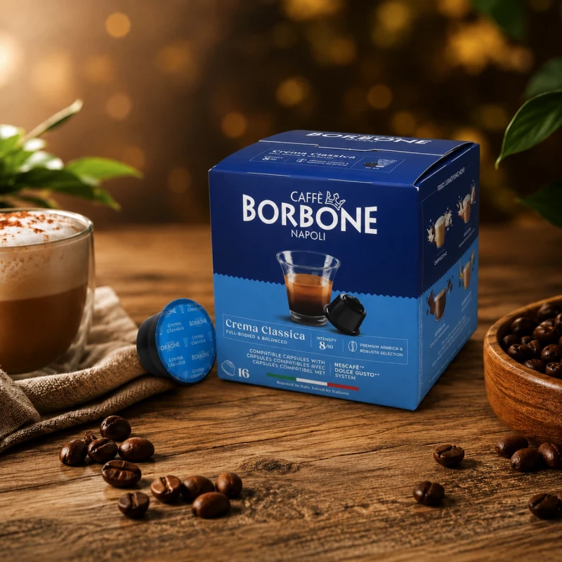 Caffè Borbone Crema Classica 16 Kapseln für Dolce Gusto