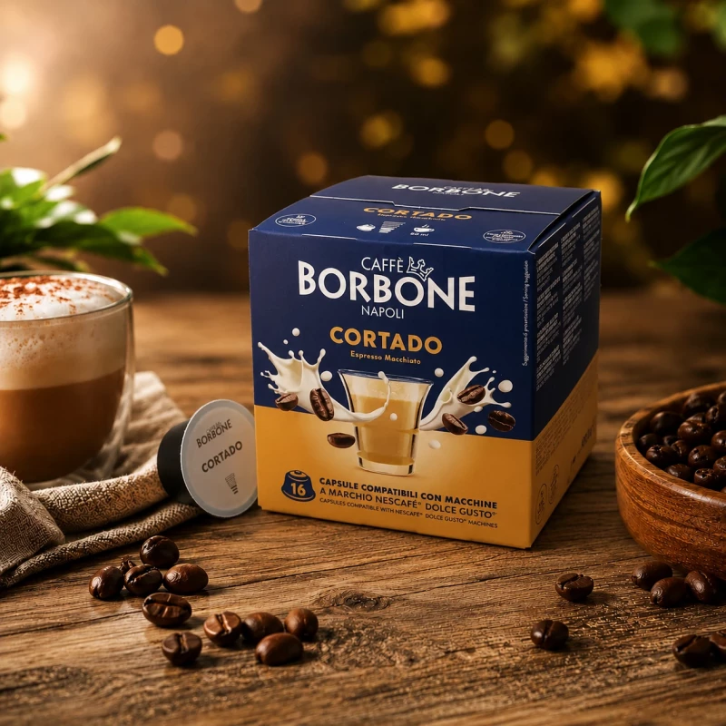 Caffè Borbone Cortado 16 Kapseln für Dolce Gusto Caffè Borbone Cortado 16 Kapseln für Dolce Gusto