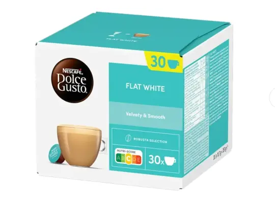 Flat White 30 Kapseln für Nescafé Dolce Gusto
