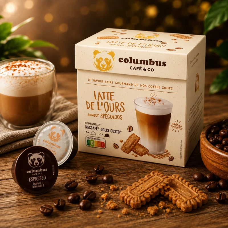 Columbus Speculoos Latte 12 Kapseln für Dolce Gusto Columbus Speculoos Latte 12 Kapseln für Dolce Gusto