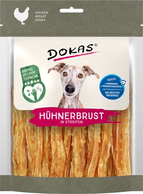 Dokas Hühnerbrust in Streifen 7 Packungen x 170 g Dokas Hühnerbrust in Streifen 7 Packungen x 170 g