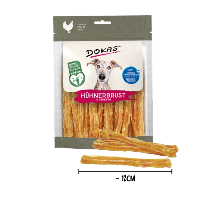 Dokas Hühnerbrust in Streifen 7 Packungen x 170 g Dokas Hühnerbrust in Streifen 7 Packungen x 170 g
