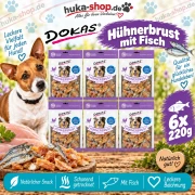 Dokas Hühnerbrust mit Fisch 6x 220 g - UVP 38,94 EUR