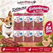 Dokas Entenbrust in Streifen 6x 500 g - UVP 70,74 EUR