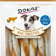 Dokas Kau-Twister Rinderhaut, Pansen & Hühnerbrustfilet 9x 200 g - UVP 49,41 EUR