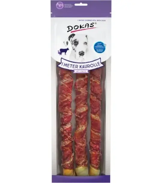 Dokas 1 Meter Kaurolle mit Entenbrust 8x 315 g