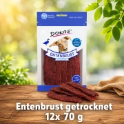 Dokas Entenbrust getrocknet 12 Packungen x 70 g