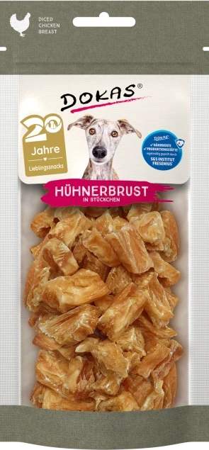 Dokas Hühnerbrust in Stückchen 11x 50 g