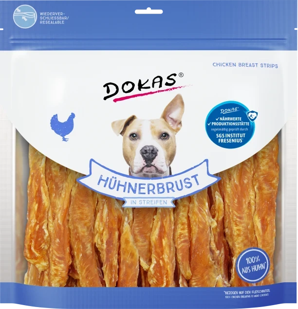 Dokas Hühnerbrust in Streifen 4x 900 g