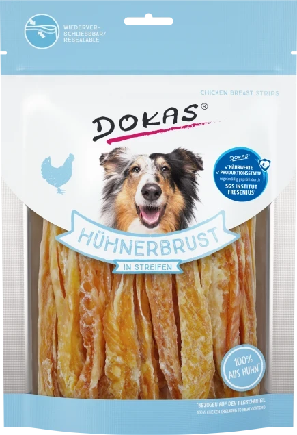 Dokas Hühnerbrust in Streifen 8x 250 g Dokas Hühnerbrust in Streifen 8x 250 g