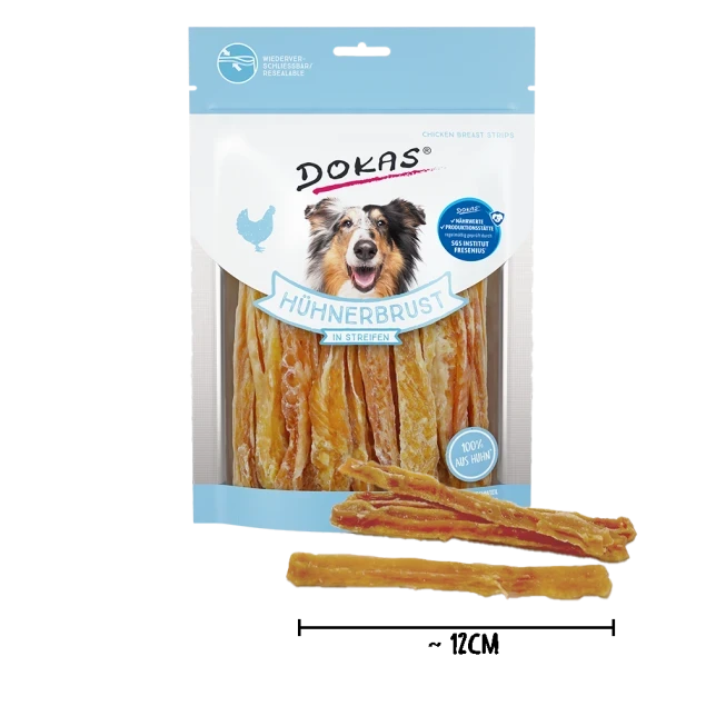 Dokas Hühnerbrust in Streifen 8x 250 g Dokas Hühnerbrust in Streifen 8x 250 g