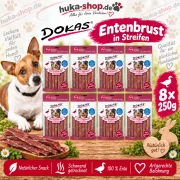 Dokas Entenbrust in Streifen 8x 250 g - UVP 47,92 EUR