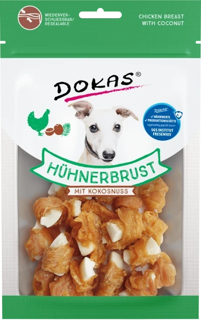 Dokas Hühnerbrust mit Kokosnuss 9x 60 g