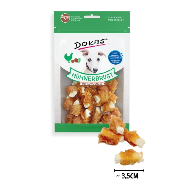 Dokas Hühnerbrust mit Kokosnuss 9x 60 g