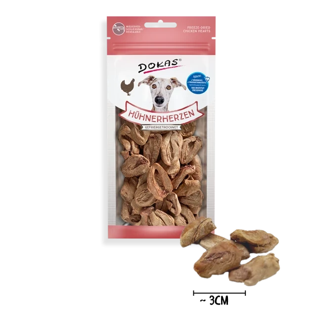 Dokas Hühnerherzen 8x 22 g Dokas Hühnerherzen 8x 22 g