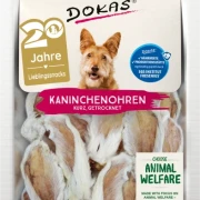 Dokas Kaninchen-Ohren mit Fell (kurz) 7x 100 g - UVP 26,53 EUR