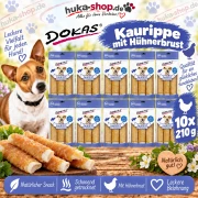 Dokas  Kaurippe mit Hühnerbrust 10x 210 g - UVP 62,90 EUR