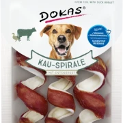 Dokas Kau-Spirale mit Entenbrust 8x 110 g - UVP 39,92 EUR
