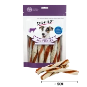 Dokas Kau-Twister - Rinderhaut, Entenherz & Entenbrust 9x 200 g