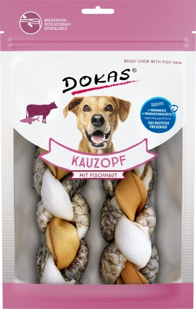 Dokas Kauzopf mit Fischhaut (2 Stück) 8x 120 g