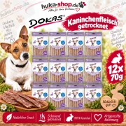 Dokas Kaninchenfleisch getrocknet 12x 70 g - UVP 29,88 EUR