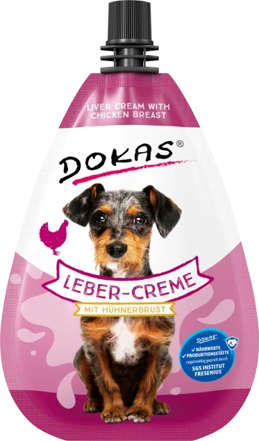 Dokas Leber-Creme mit Hühnerbrust 8x 85 g Dokas Leber-Creme mit Hühnerbrust 8x 85 g