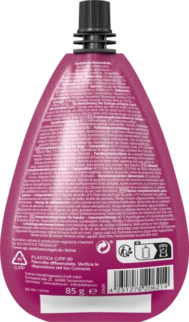 Dokas Leber-Creme mit Hühnerbrust 8x 85 g Dokas Leber-Creme mit Hühnerbrust 8x 85 g