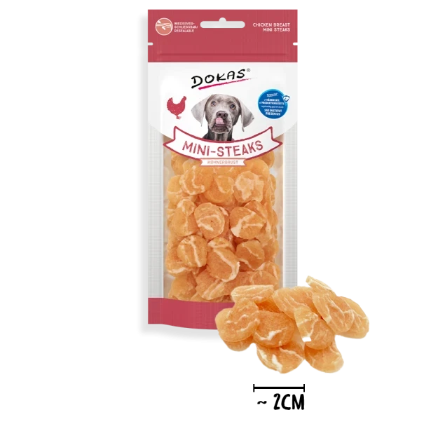 Dokas Mini-Steaks mit Hühnerbrust 12x 50 g