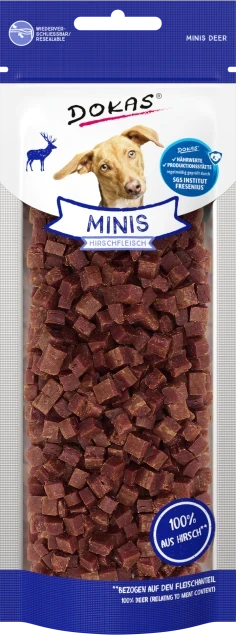 Dokas Minis - Hirschfleisch 10x 60 g Dokas Minis - Hirschfleisch 10x 60 g