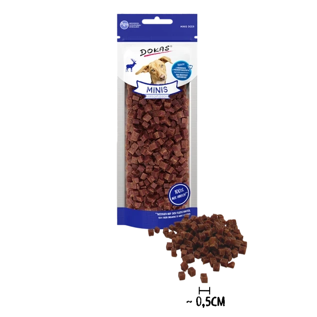 Dokas Minis - Hirschfleisch 10x 60 g Dokas Minis - Hirschfleisch 10x 60 g