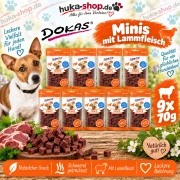 Dokas Minis mit Lammfleisch 9x 70 g - UVP 21,20 EUR