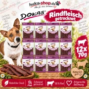 Dokas Rindfleisch getrocknet 12x 70 g - UVP 29,88 EUR