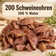 Schweineohren Premium Qualität XXL 200 Stück nur 0,60€/Stück