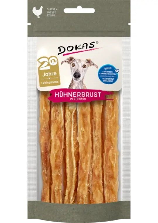 Dokas  Hühnerbrust in Streifen  11x 50 g
