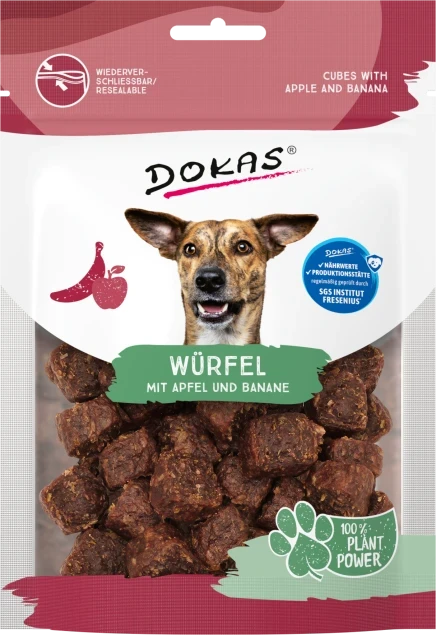 Dokas Würfel mit Apfel & Banane 5x 105 g