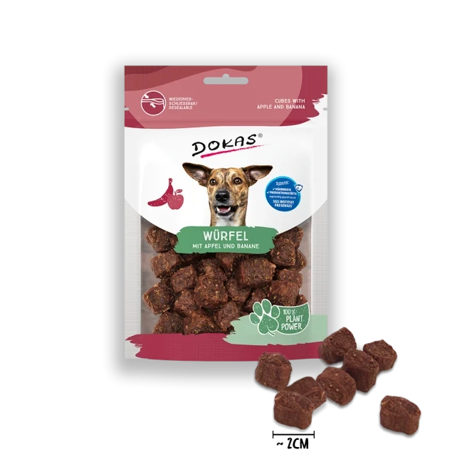 Dokas Würfel mit Apfel & Banane 5x 105 g