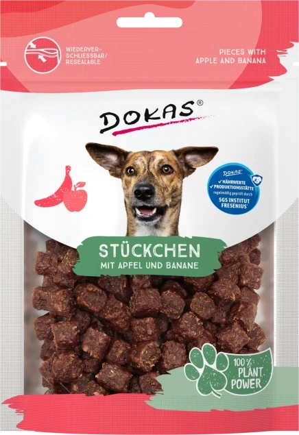 Dokas Würfel mit Apfel & Banane 5x 105 g
