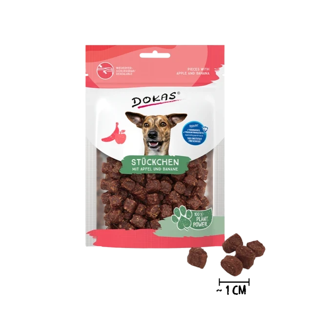 Dokas Würfel mit Apfel & Banane 5x 105 g