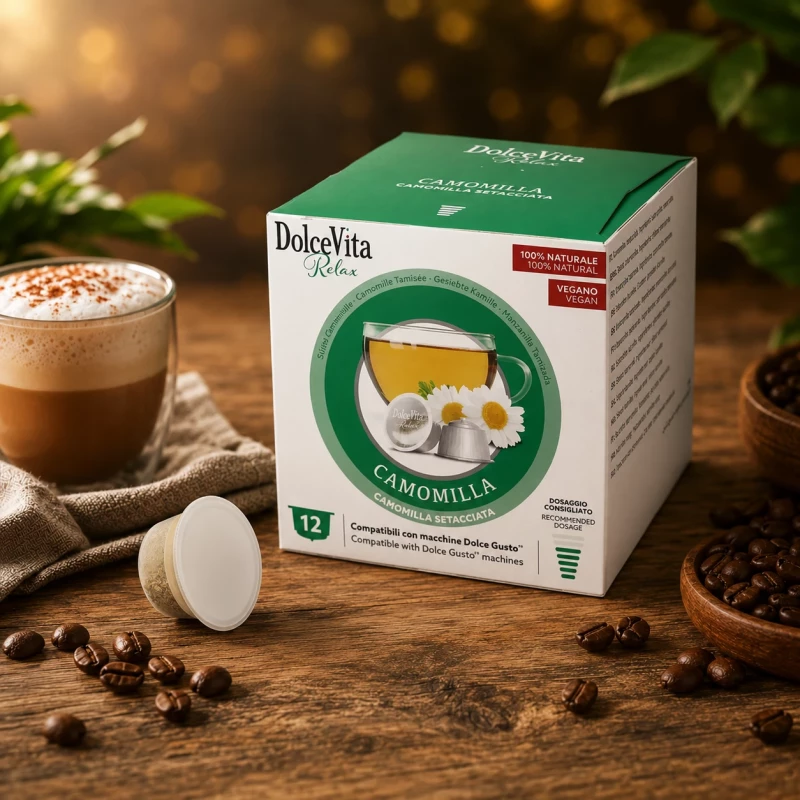 Dolce Vita Kamillentee 12 Kapseln für Dolce Gusto Dolce Vita Kamillentee 12 Kapseln für Dolce Gusto