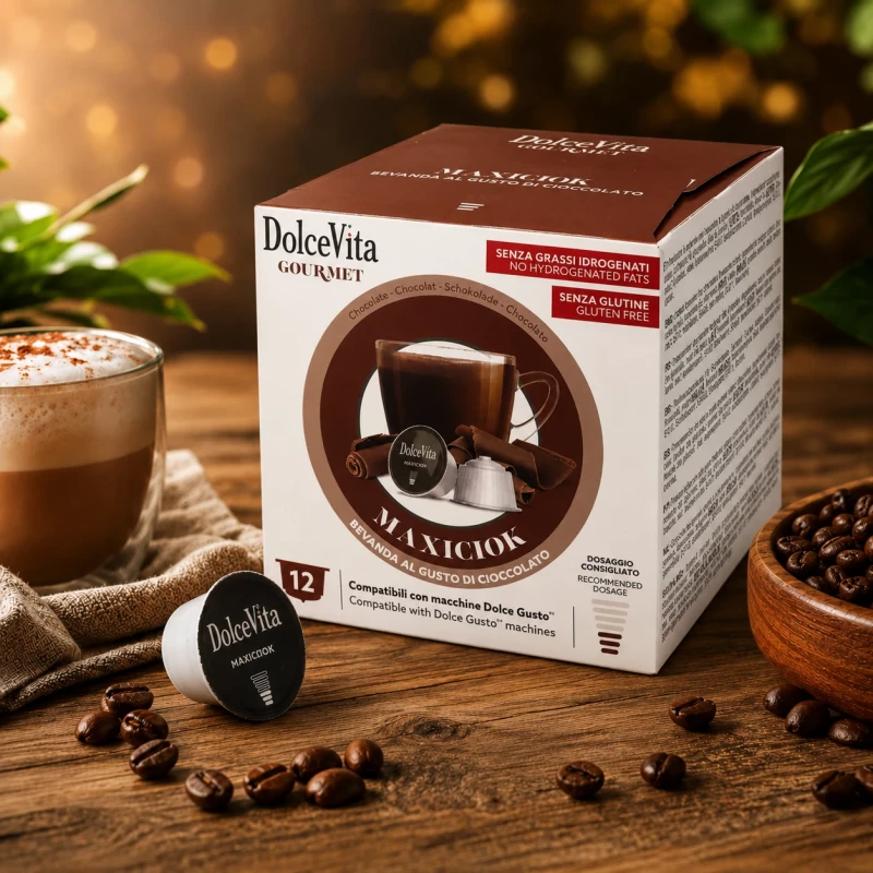 Dolce Vita Maxi Ciock – Schokolade 12 Kapseln für Dolce Gusto