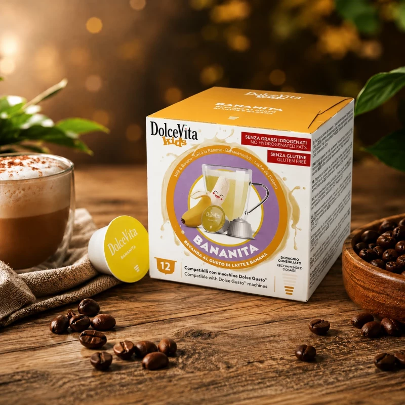 Dolce Vita Bananita 12 Kapseln für Dolce Gusto Dolce Vita Bananita 12 Kapseln für Dolce Gusto