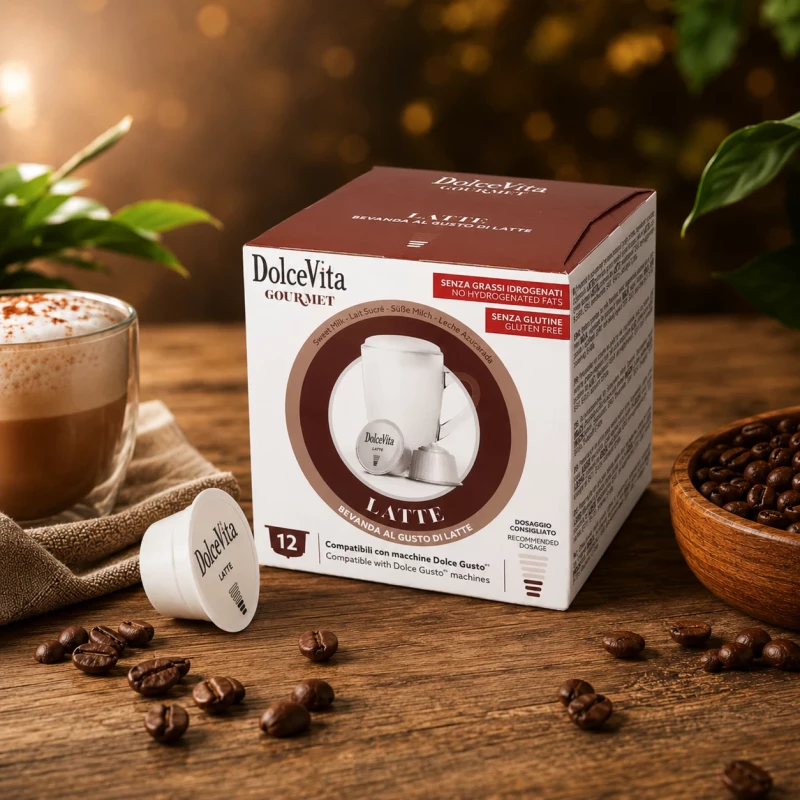 Dolce Vita Süße Milch 12 Kapseln für Dolce Gusto