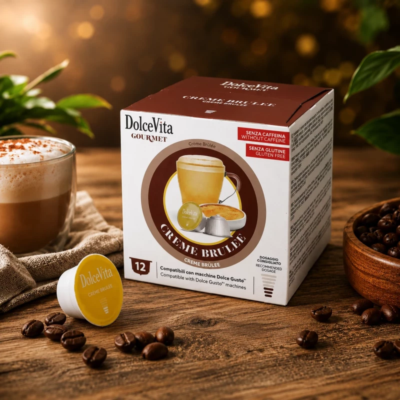 Dolce Vita Crème Brûlée 12 Kapseln für Dolce Gusto Dolce Vita Crème Brûlée 12 Kapseln für Dolce Gusto