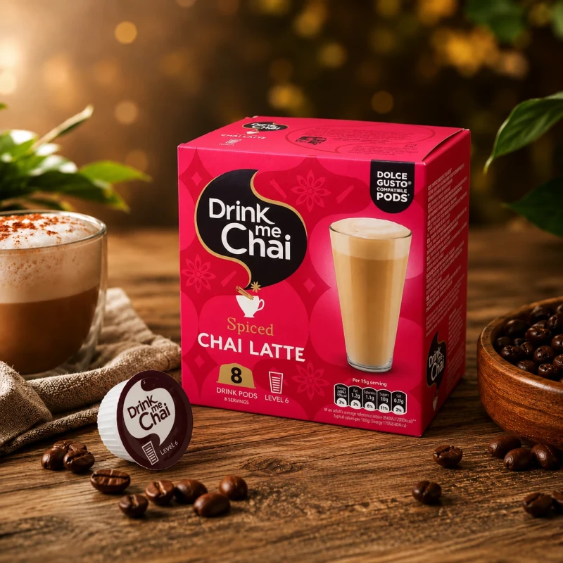 Drink me Chai Spiced Chai Latte 8 Kapseln für Dolce Gusto
