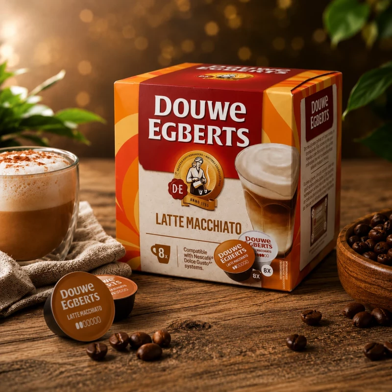 Douwe Egberts Latte Macchiato 16 Kapseln für Dolce Gusto Douwe Egberts Latte Macchiato 16 Kapseln für Dolce Gusto
